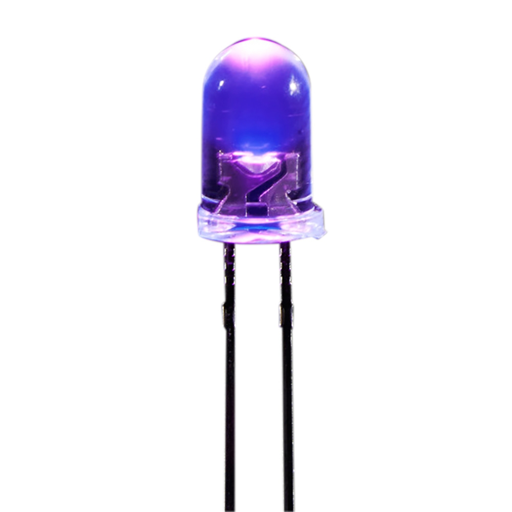 50pcs 3W UV LED Beads – 405-415nm, 3.0V-3.6V, High Power Ultraviolet Diodes